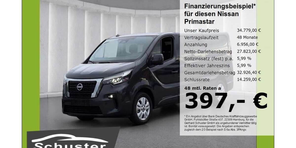 Nissan Primastar 12.597 km 34.779 &euro; Ruhstorf 94099