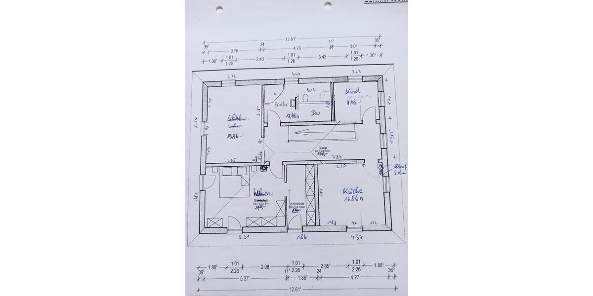 Etagenwohnung Ortenburg - 3 Zimmer, 104 m&sup2;, 850&euro; | Angebot:25941753