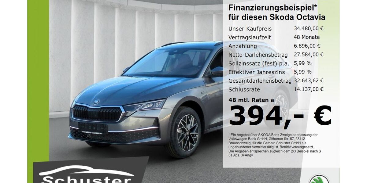 Skoda Octavia 5.694 km 34.480 &euro; Ruhstorf 94099