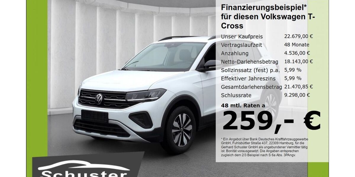 VW T-Cross 11.064 km 22.280 &euro; Ruhstorf 94099