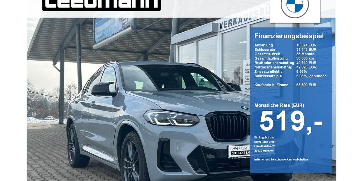 BMW X4 M40 31.526 km 53.699 &euro; Hauzenberg 94051