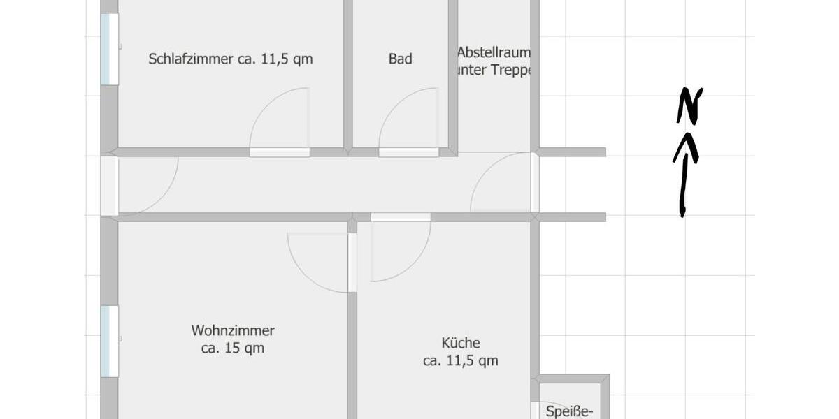 Erdgeschoßwohnung Passau Maierhof - 2 Zimmer, 60 m&sup2;, 550&euro; | Angebot:26019895