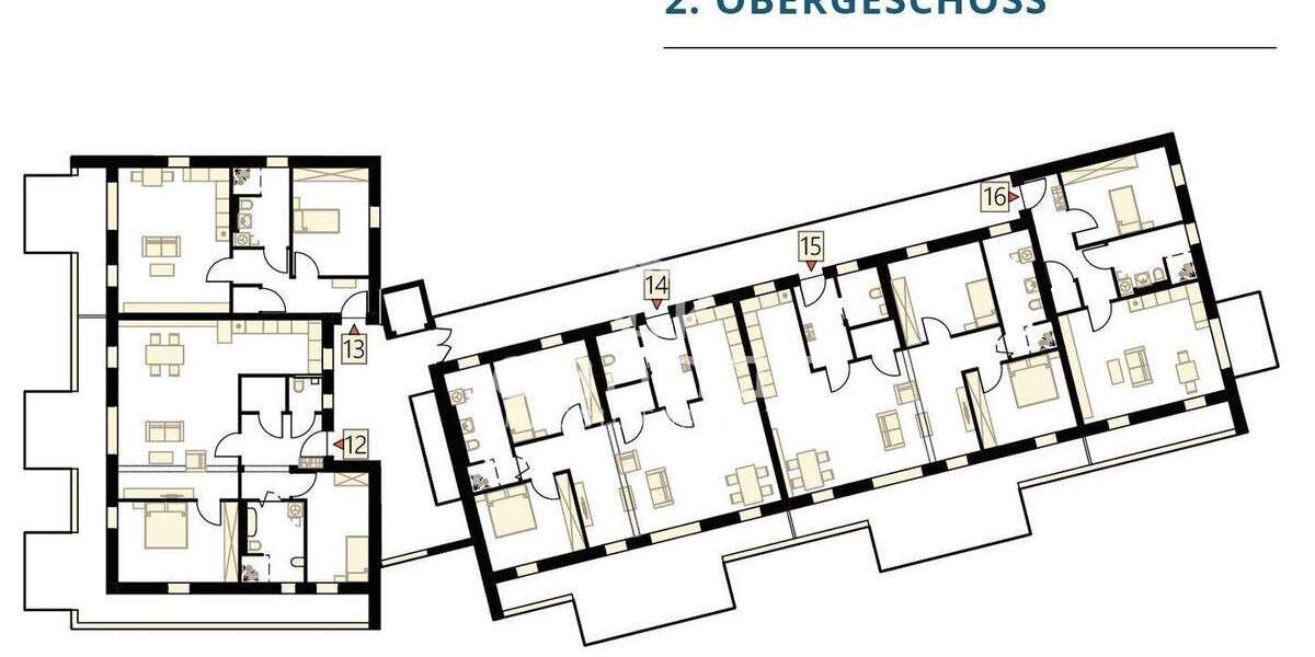Etagenwohnung Pocking Hartkirchen - 2 Zimmer, 71 m&sup2;, 297.407&euro; | Angebot:25670736