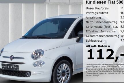 Fiat 500 9.340 km 11.479 &euro; Ruhstorf 94099