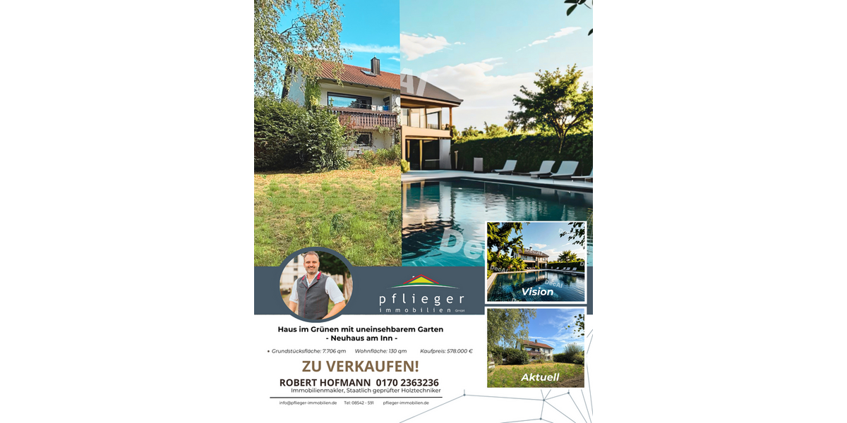 Einfamilienhaus Neuhaus am Inn - 5 Zimmer, 130 m&sup2;, 578.000&euro; | Angebot:23875375