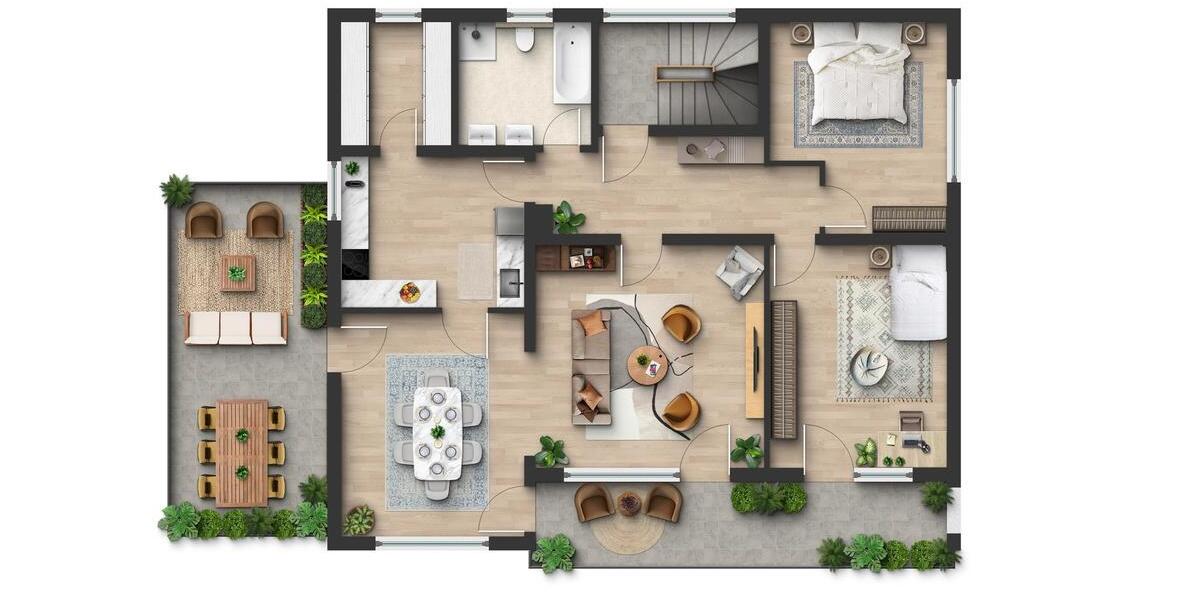 Terrassenwohnung Hutthurm - 3 Zimmer, 125 m&sup2;, 890&euro; | Angebot:25978585