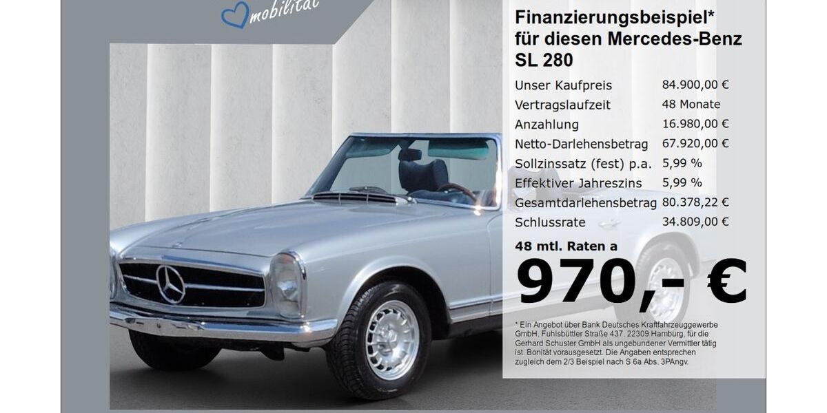 Mercedes-Benz SL 280 148.368 km 84.900 &euro; Ruhstorf 94099