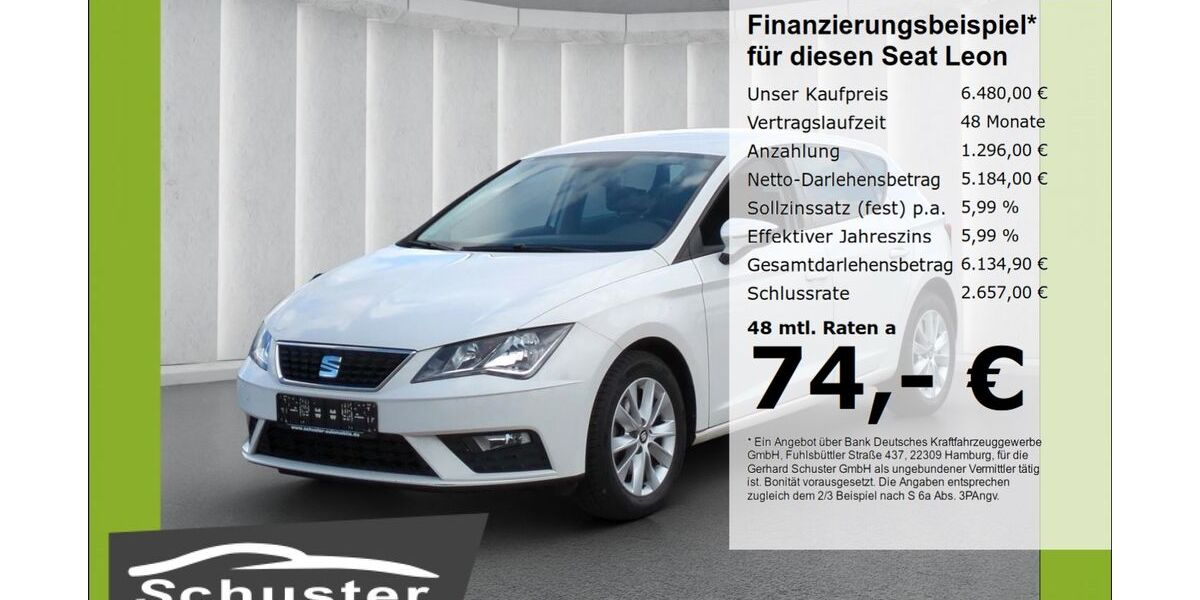 Seat Leon 176.168 km 6.480 &euro; Ruhstorf 94099