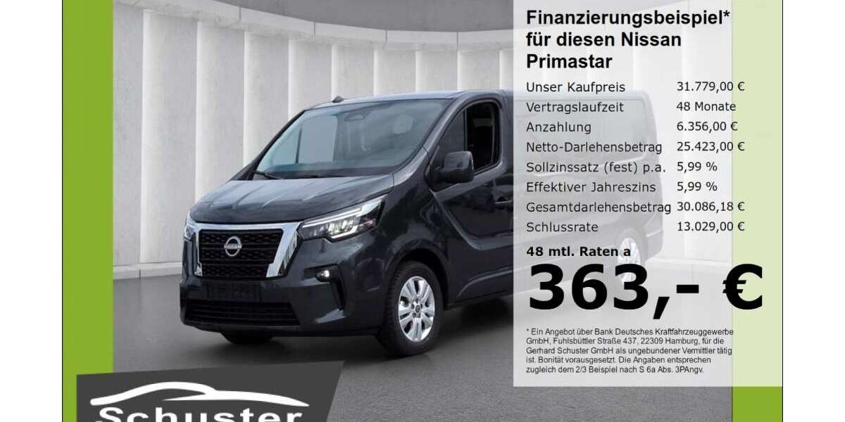 Nissan Primastar 16.971 km 31.779 &euro; Ruhstorf 94099
