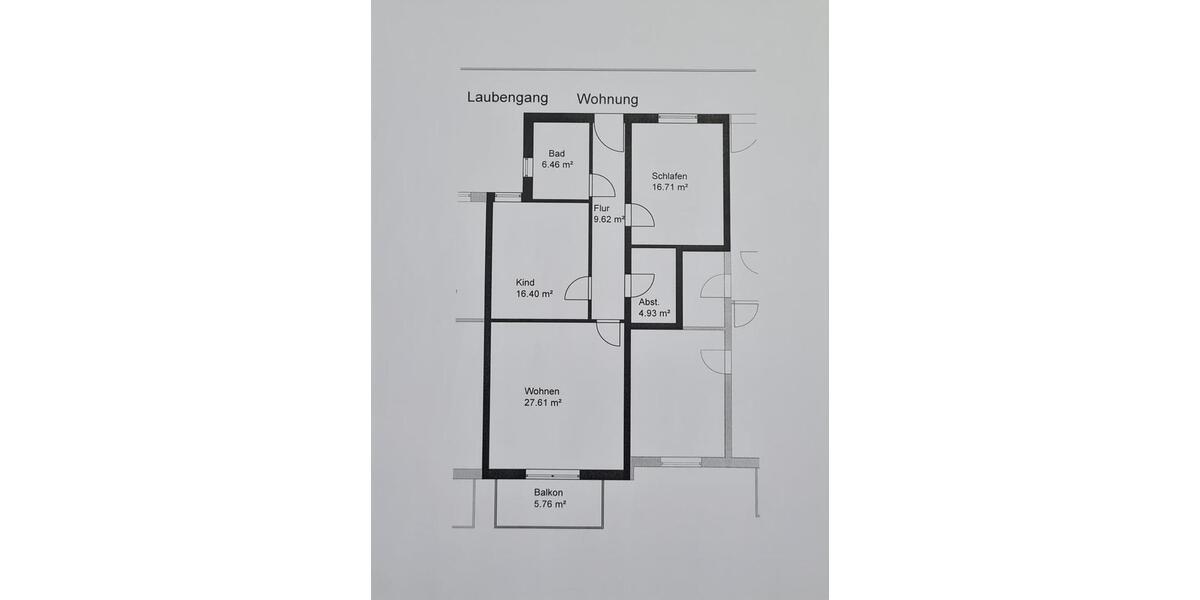 Etagenwohnung Passau Maierhof - 3 Zimmer, 85 m&sup2;, 850&euro; | Angebot:25966004