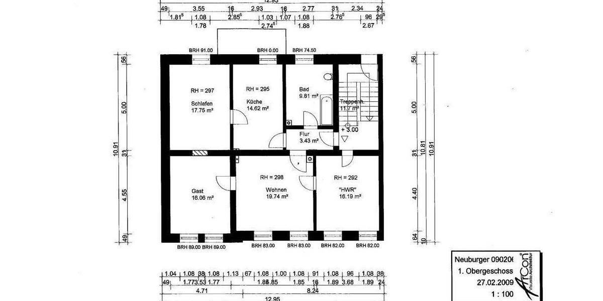 Etagenwohnung Passau Haidenhof-Nord - 4 Zimmer, 100 m&sup2;, 950&euro; | Angebot:25775138