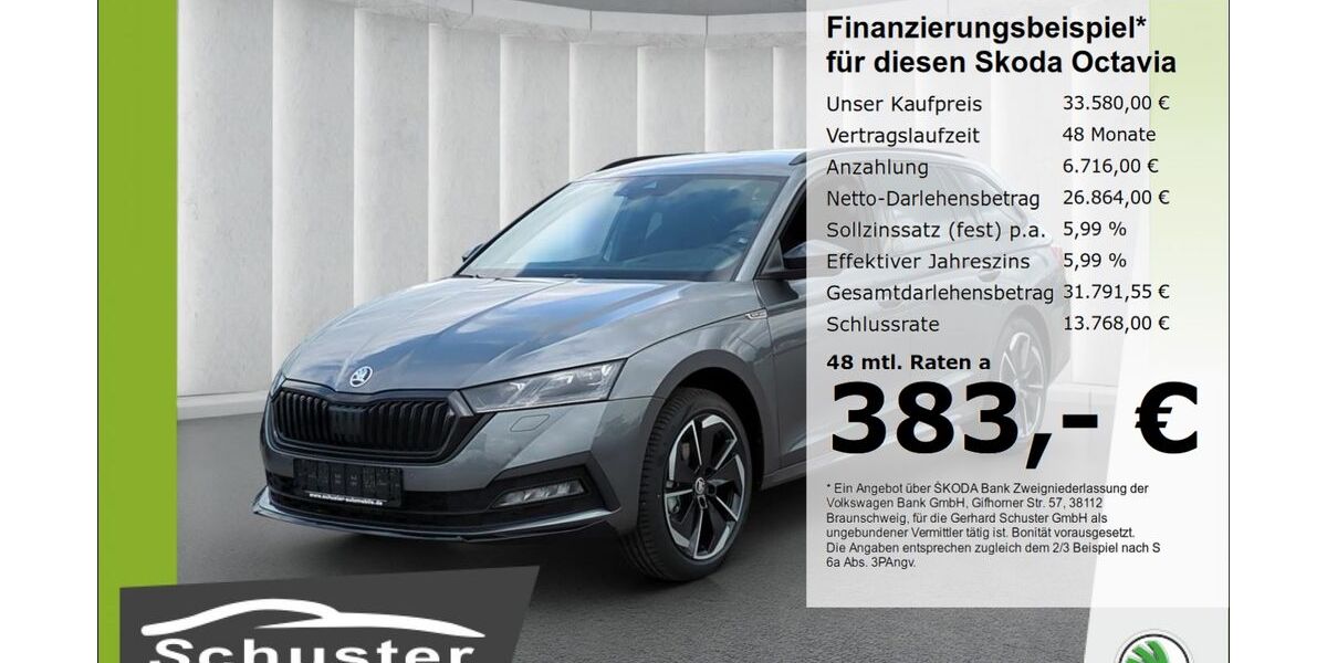 Skoda Octavia 4.994 km 33.580 &euro; Ruhstorf 94099