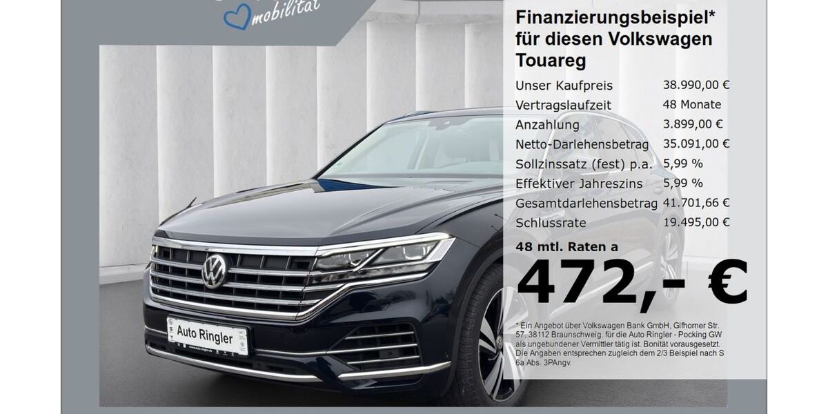 VW Touareg 78.800 km 38.990 &euro; Pocking 94060