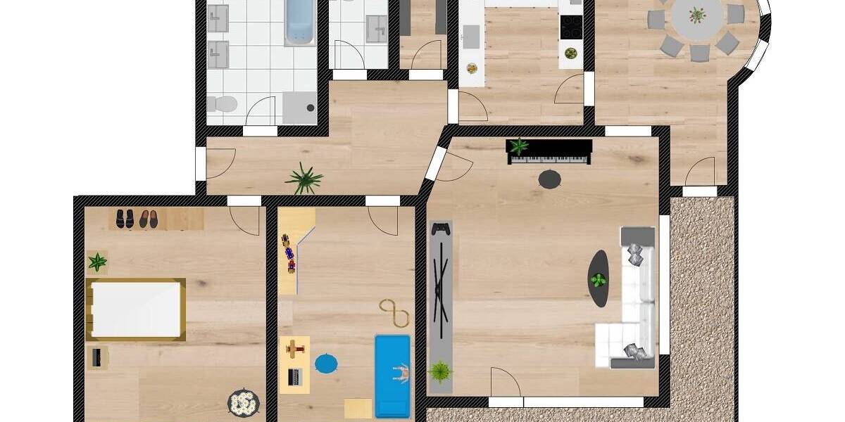 Etagenwohnung Passau Heining - 3 Zimmer, 112 m&sup2;, 279.000&euro; | Angebot:26018327