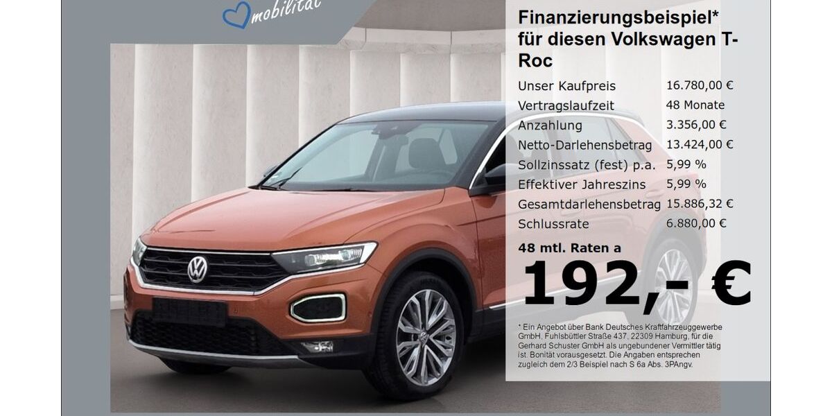 VW T-Roc 143.457 km 16.780 &euro; Ruhstorf 94099