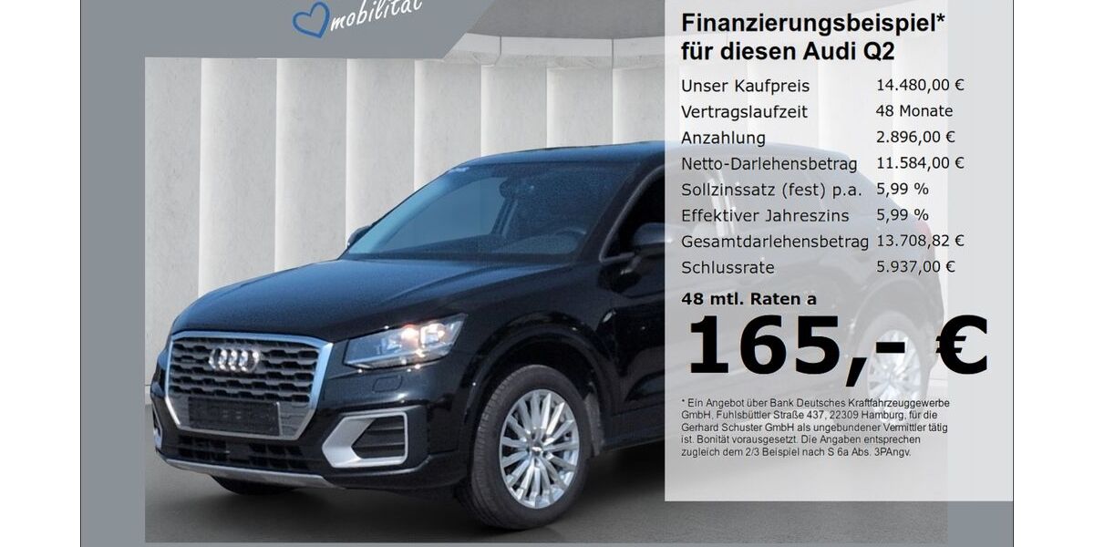 Audi Q2 170.933 km 14.480 &euro; Ruhstorf 94099