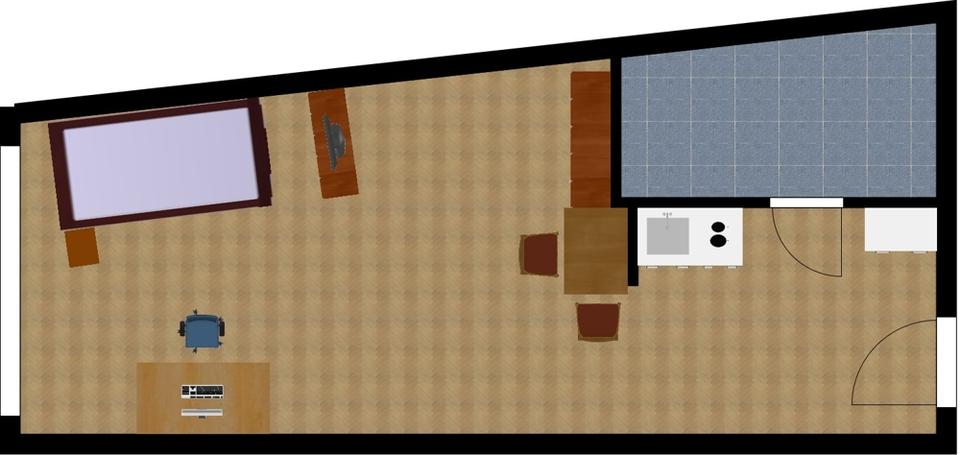 Etagenwohnung Passau Mühltal - 1 Zimmer, 20 m&sup2;, 305&euro; | Angebot:25647252