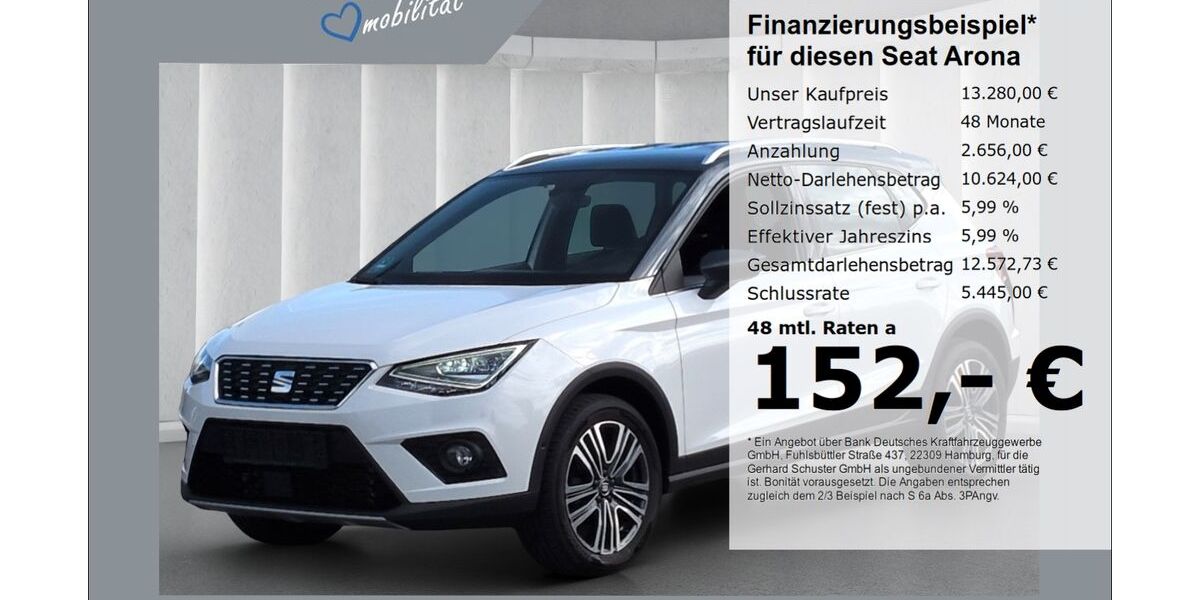 Seat Arona 113.257 km 13.280 &euro; Ruhstorf 94099