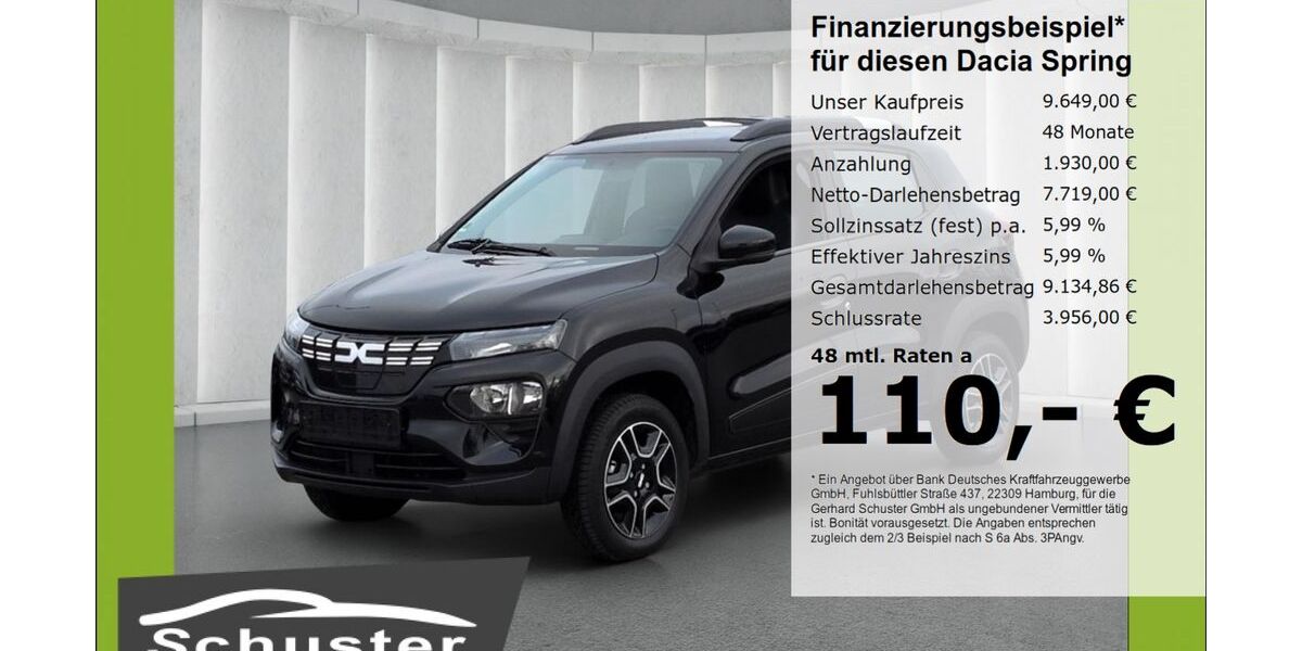 Dacia Spring 20.110 km 9.649 &euro; Ruhstorf 94099