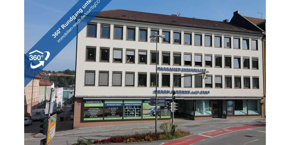 Etagenwohnung Passau Altstadt - 1 Zimmer, 32 m&sup2;, 510&euro; | Angebot:24483207