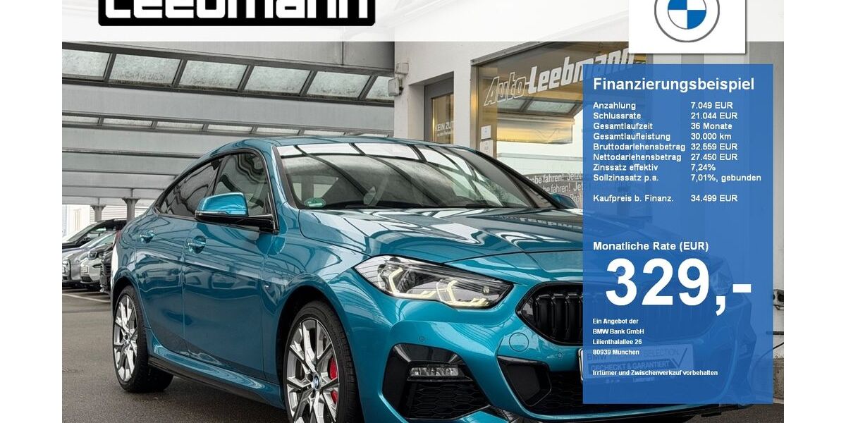 BMW 220 Gran Coupé 11.639 km 34.424 &euro; Passau 94036