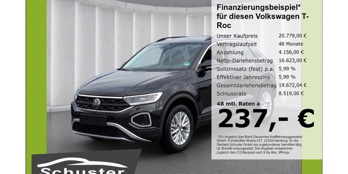 VW T-Roc 22.046 km 20.779 &euro; Ruhstorf 94099