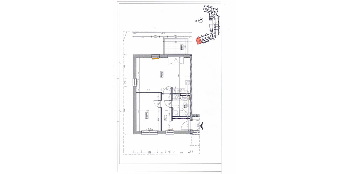 Etagenwohnung Fürstenzell - 2 Zimmer, 60 m&sup2;, 720&euro; | Angebot:24867417