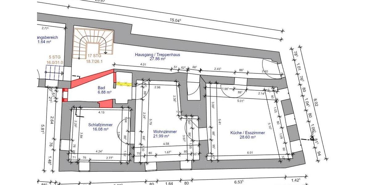 Erdgeschoßwohnung Wegscheid - 4 Zimmer, 78 m&sup2;, 600&euro; | Angebot:25944296