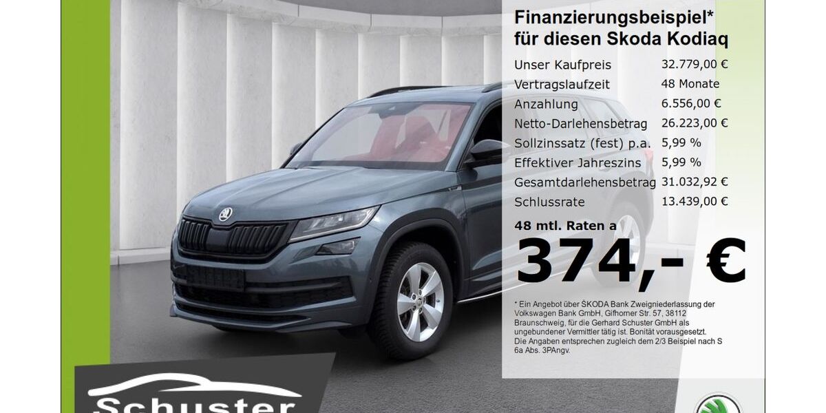 Skoda Kodiaq 93.879 km 32.779 &euro; Ruhstorf 94099