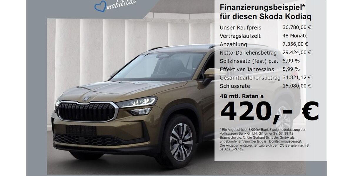 Skoda Kodiaq 24.838 km 36.380 &euro; Ruhstorf 94099