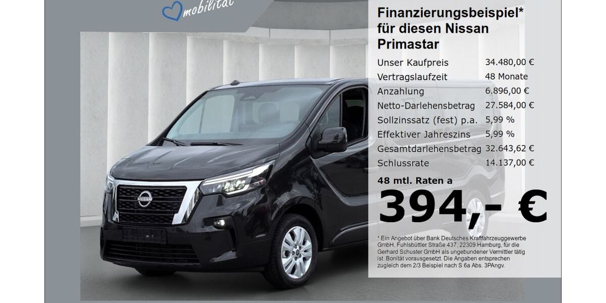 Nissan Primastar 11.285 km 33.980 &euro; Ruhstorf 94099