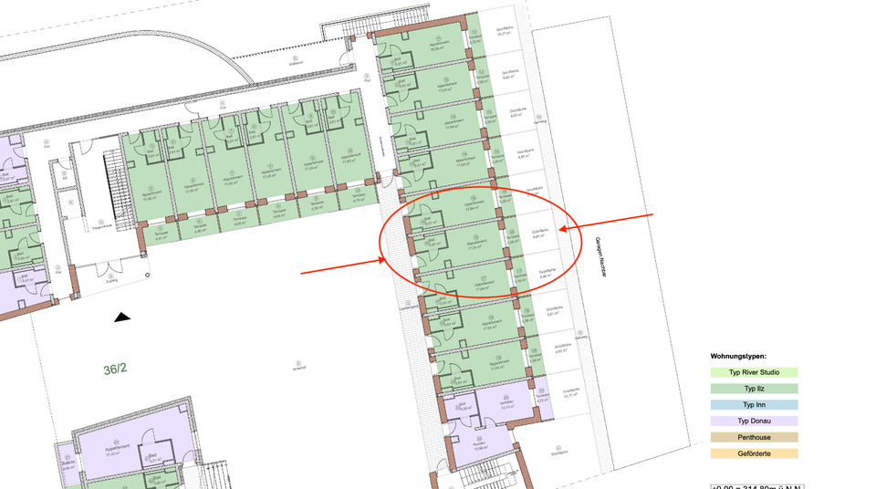 Erdgeschoßwohnung Passau Mühltal - 1 Zimmer, 20 m&sup2;, 475&euro; | Angebot:25428056