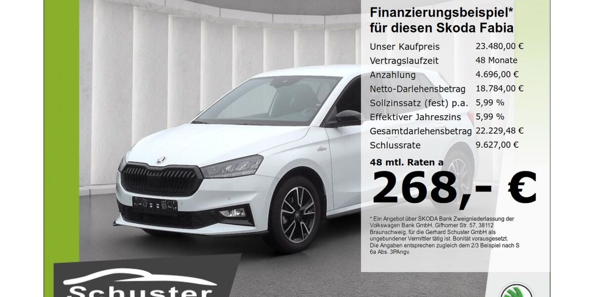 Skoda Fabia 18.848 km 23.480 &euro; Ruhstorf 94099