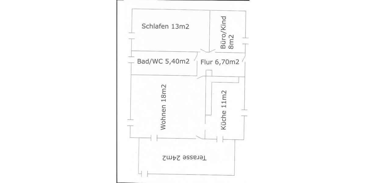 Einfamilienhaus Sonnen - 4 Zimmer, 75 m&sup2;, 770&euro; | Angebot:25626130