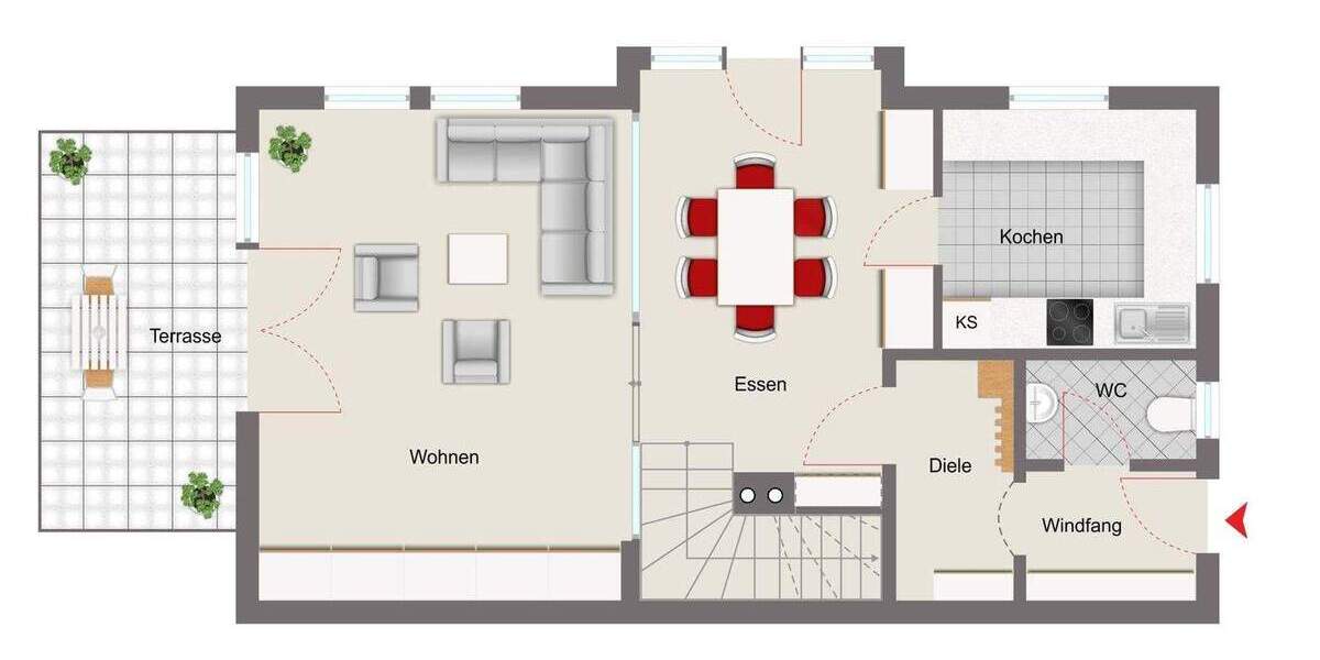 Doppelhaushälfte Schöllnach - 6 Zimmer, 124 m&sup2;, 349.000&euro; | Angebot:25815455
