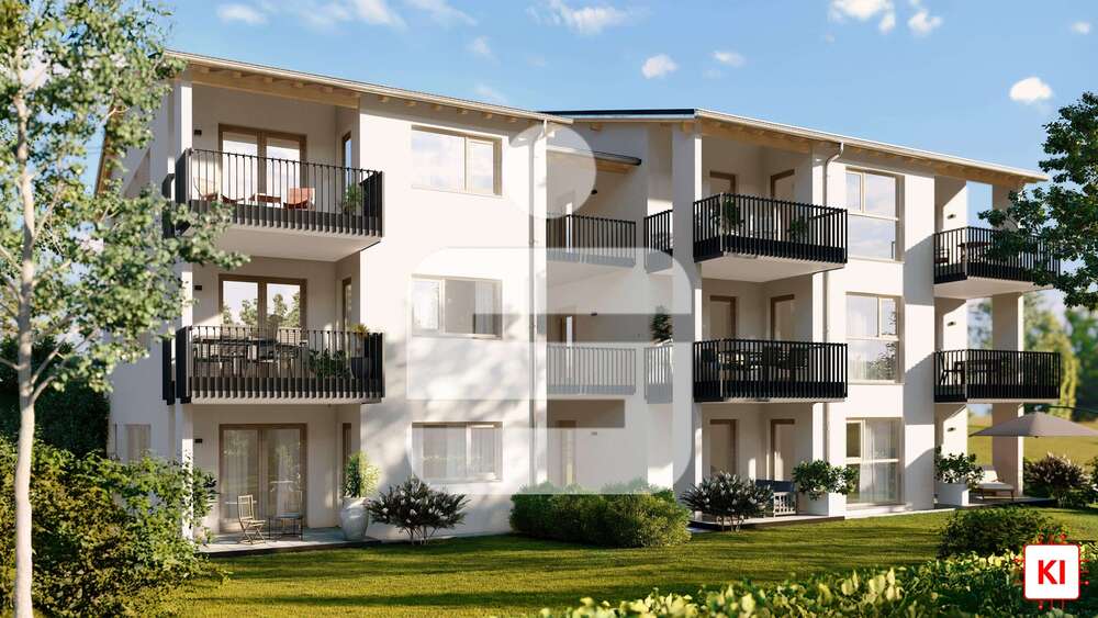 Etagenwohnung Hutthurm - 2 Zimmer, 48 m&sup2;, 211.900&euro; | Angebot:26633767