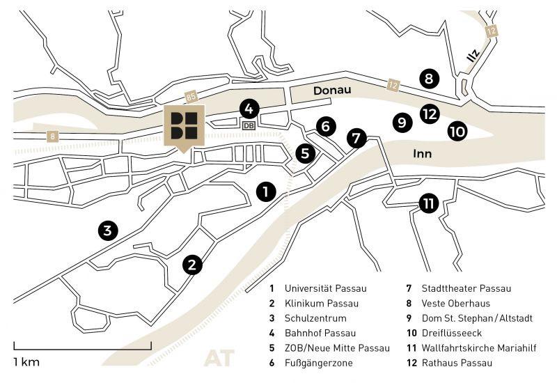 Etagenwohnung Passau Mühltal - 2 Zimmer, 62 m&sup2;, 830&euro; | Angebot:25634170