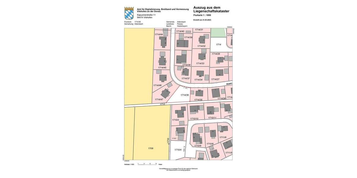 Grundstück Aldersbach - 118.000&euro; | Angebot:25801292