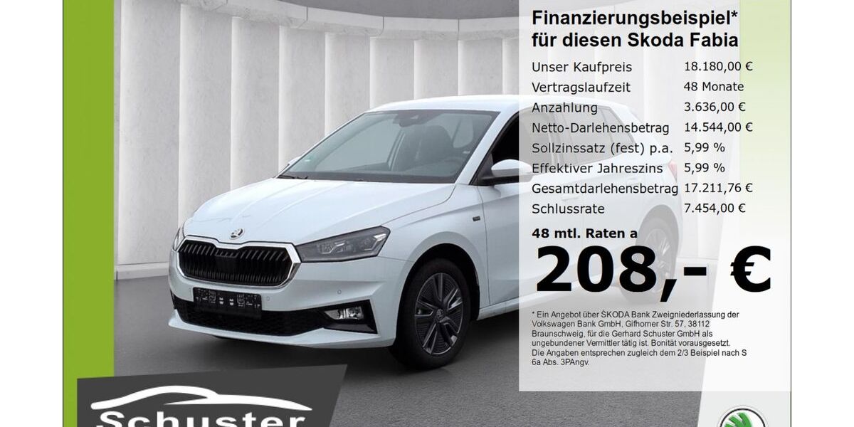Skoda Fabia 25.544 km 18.180 &euro; Ruhstorf 94099