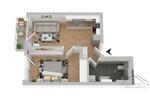 Etagenwohnung Untergriesbach - 2 Zimmer, 40 m&sup2;, 495&euro; | Angebot:26688955