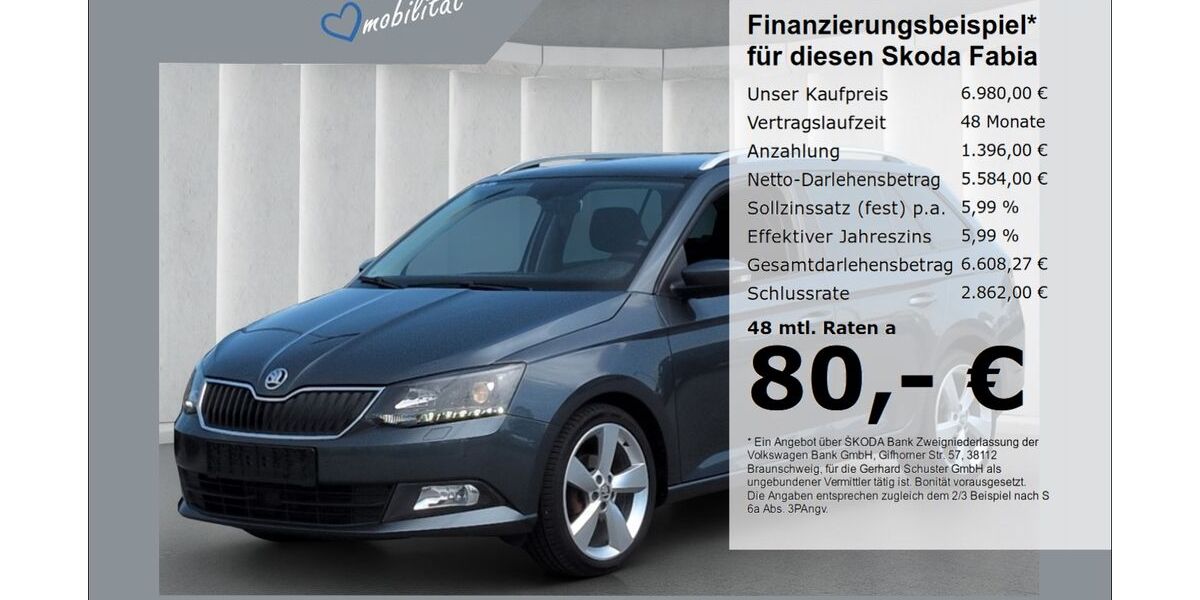 Skoda Fabia 188.613 km 6.980 &euro; Ruhstorf 94099