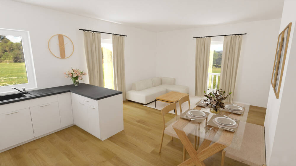 Etagenwohnung Bad Griesbach - 3 Zimmer, 94 m&sup2;, 402.500&euro; | Angebot:25708661