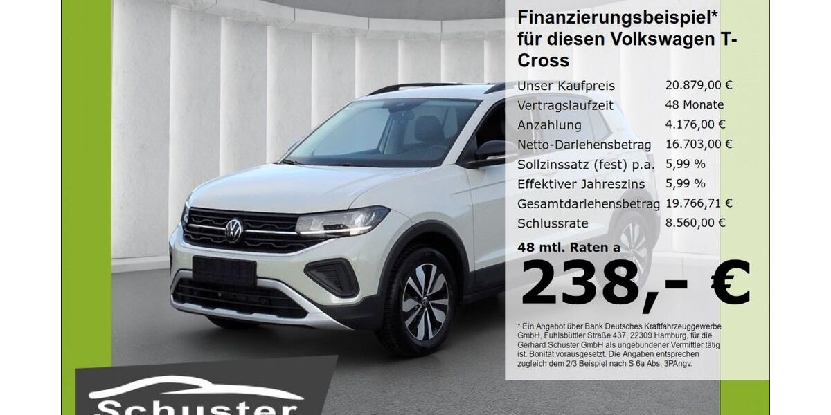 VW T-Cross 9.524 km 20.879 &euro; Ruhstorf 94099