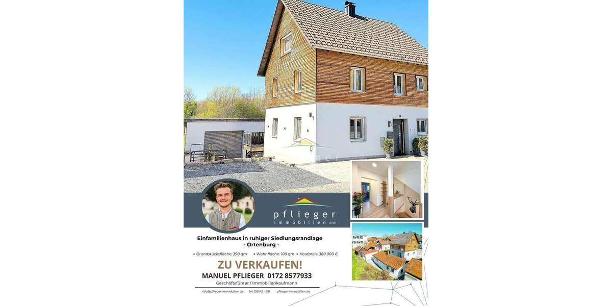 Einfamilienhaus Ortenburg - 4 Zimmer, 100 m&sup2;, 380.000&euro; | Angebot:26270854