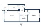 Etagenwohnung Passau Grubweg - 2 Zimmer, 57 m&sup2;, 145.000&euro; | Angebot:26569194