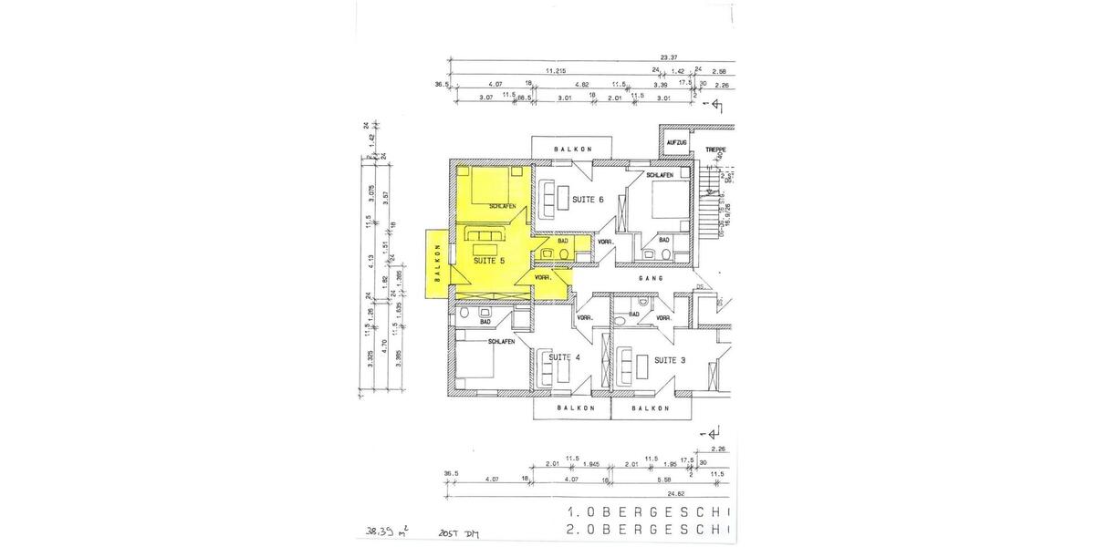 Etagenwohnung Bad Füssing - 2 Zimmer, 38 m&sup2;, 129.400&euro; | Angebot:25649222