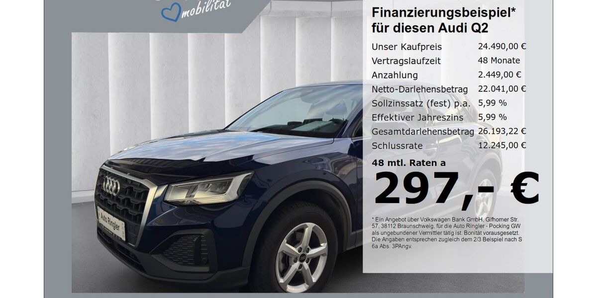 Audi Q2 11.592 km 24.490 &euro; Pocking 94060