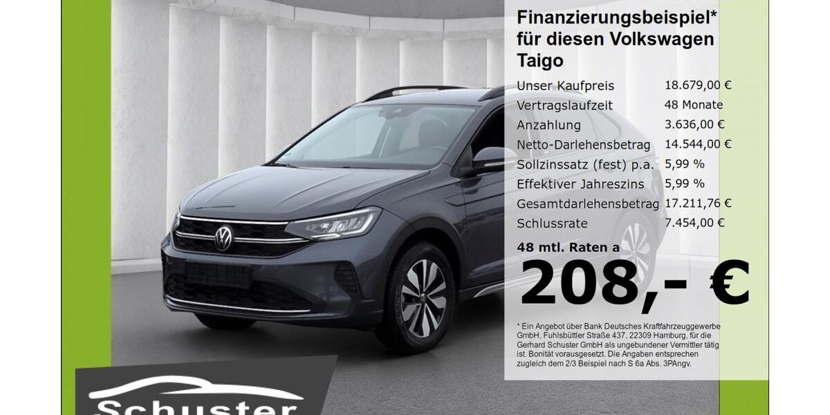VW Taigo 29.997 km 17.479 &euro; Ruhstorf 94099