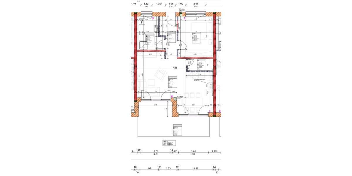 Etagenwohnung Bad Griesbach im Rottal Griesbach - 2 Zimmer, 74 m&sup2;, 319.900&euro; | Angebot:25736680