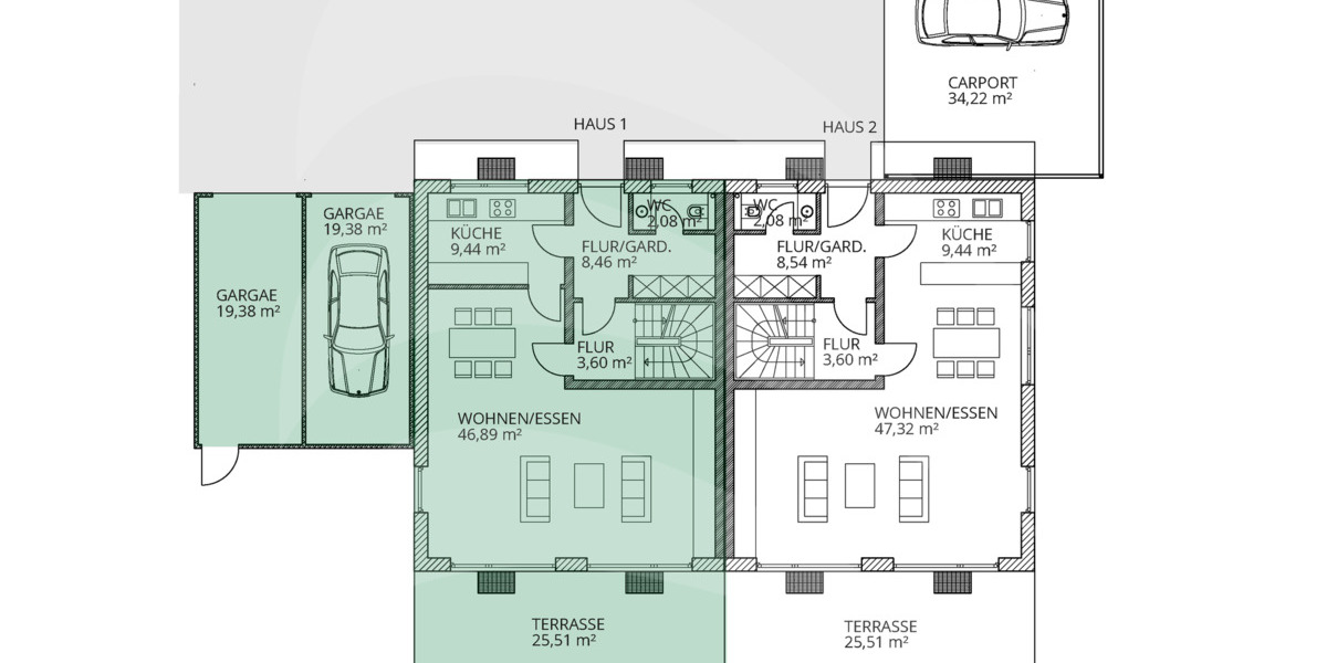 Doppelhaushälfte Passau Hacklberg - 5 Zimmer, 209 m&sup2;, 899.000&euro; | Angebot:25730949